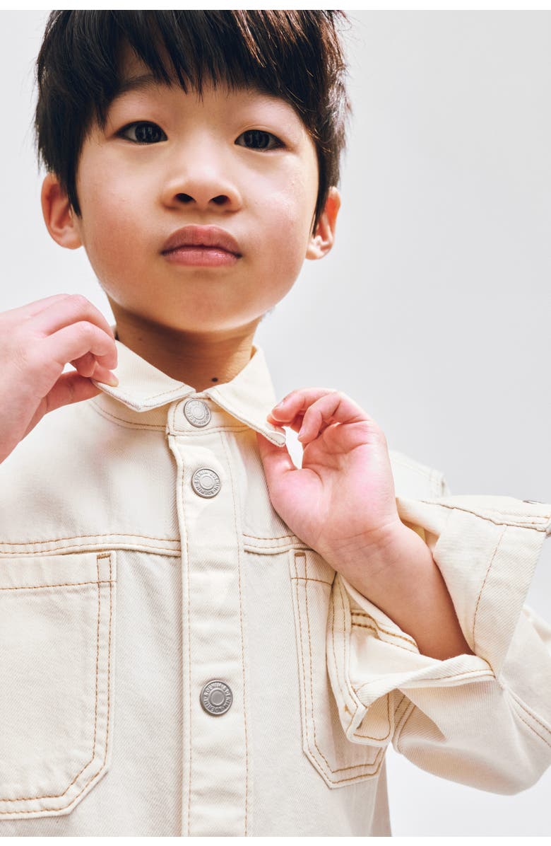 H&M Denim Overshirt, Alternate, color, 