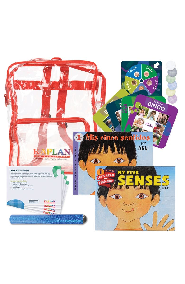 Kaplan Early Learning Company Back to Back Learning Kit - Fabulous 5 Senses, Main, color, Multicolor