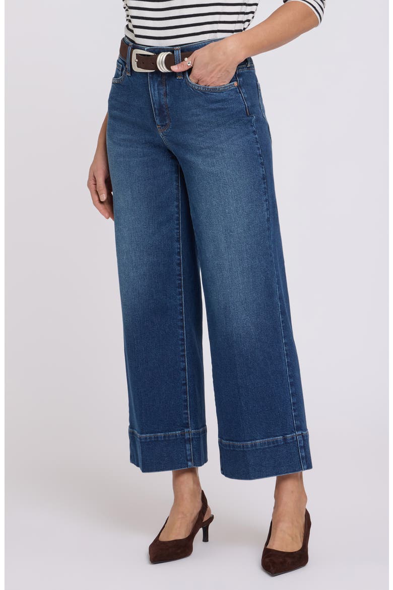 Teresa Ankle Wide Leg Jeans, Main, color, SUNSET VILLA