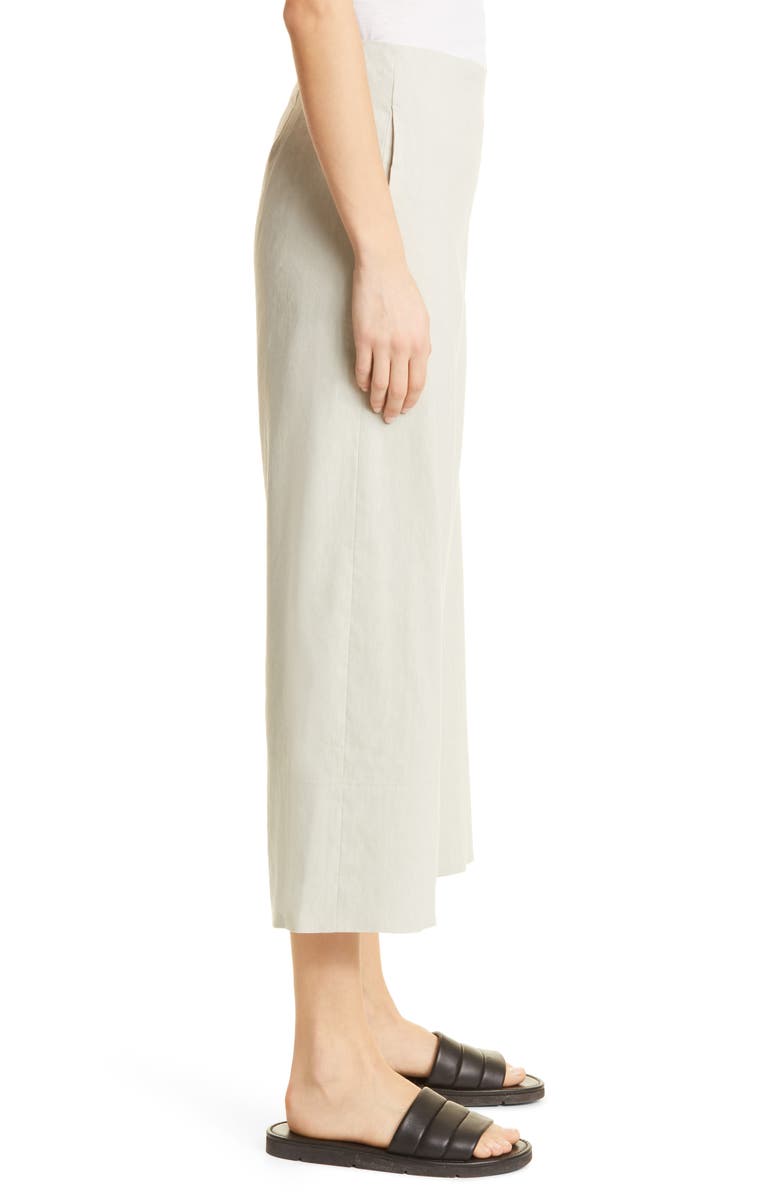Vince Crop Wide Leg Linen Blend Pants, Alternate, color,