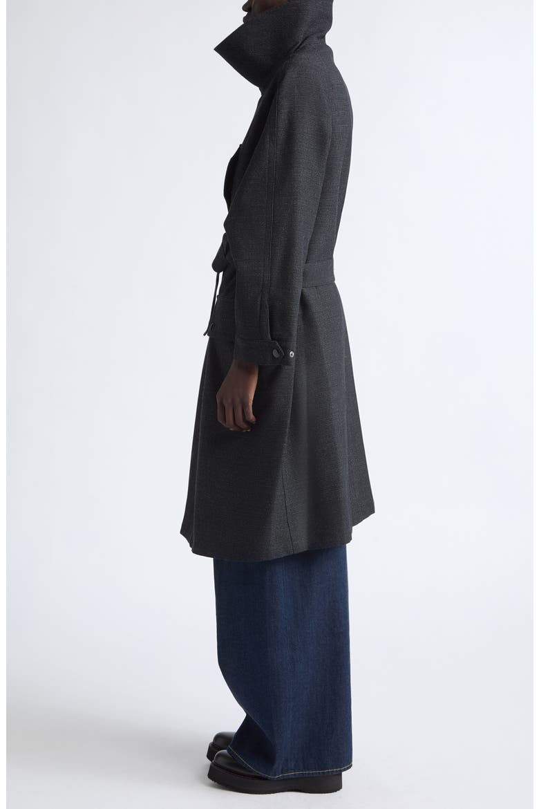 Dispatch Funnel Neck Coat, Alternate, color, CHARCOAL GREY