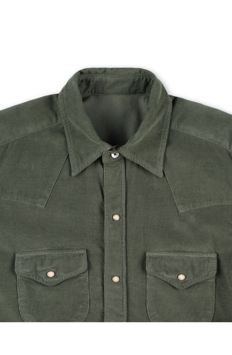 Fortela Ntex Texan Corduroy Shirt, Alternate, color, Green