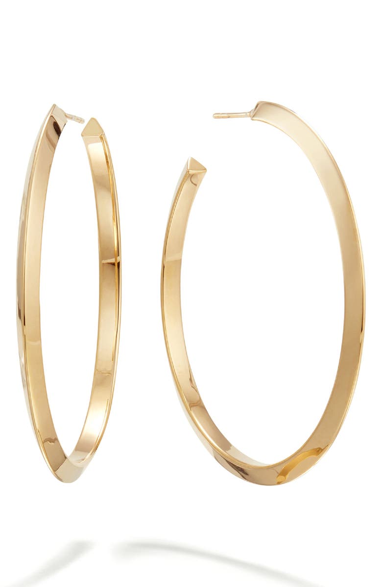 LANA Jewelry Casino Hollow Hoop Earrings, Main, color, 