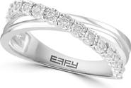 EFFY Sterling Silver Diamond Ring - 0.23 ctw