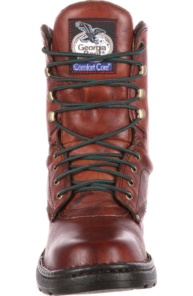 Georgia Boot Padded Eagle Light Work Boot, Alternate, color, Russet Wildwood