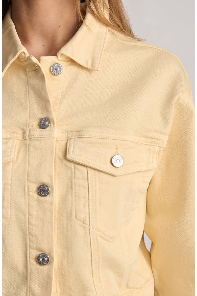Harmony Denim Trucker Jacket, Alternate, color, FADED LEMON DENIM