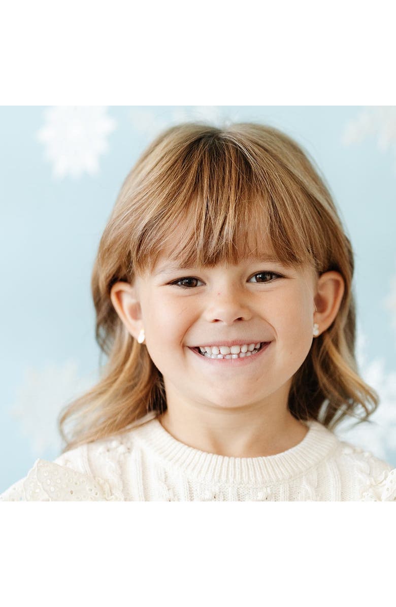 Pip Pop Snowman Stud Earrings, Alternate, color, White