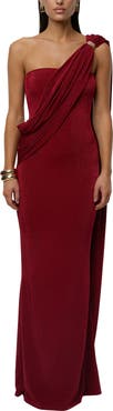 JLUXLABEL Golden Veil Maxi Dress
