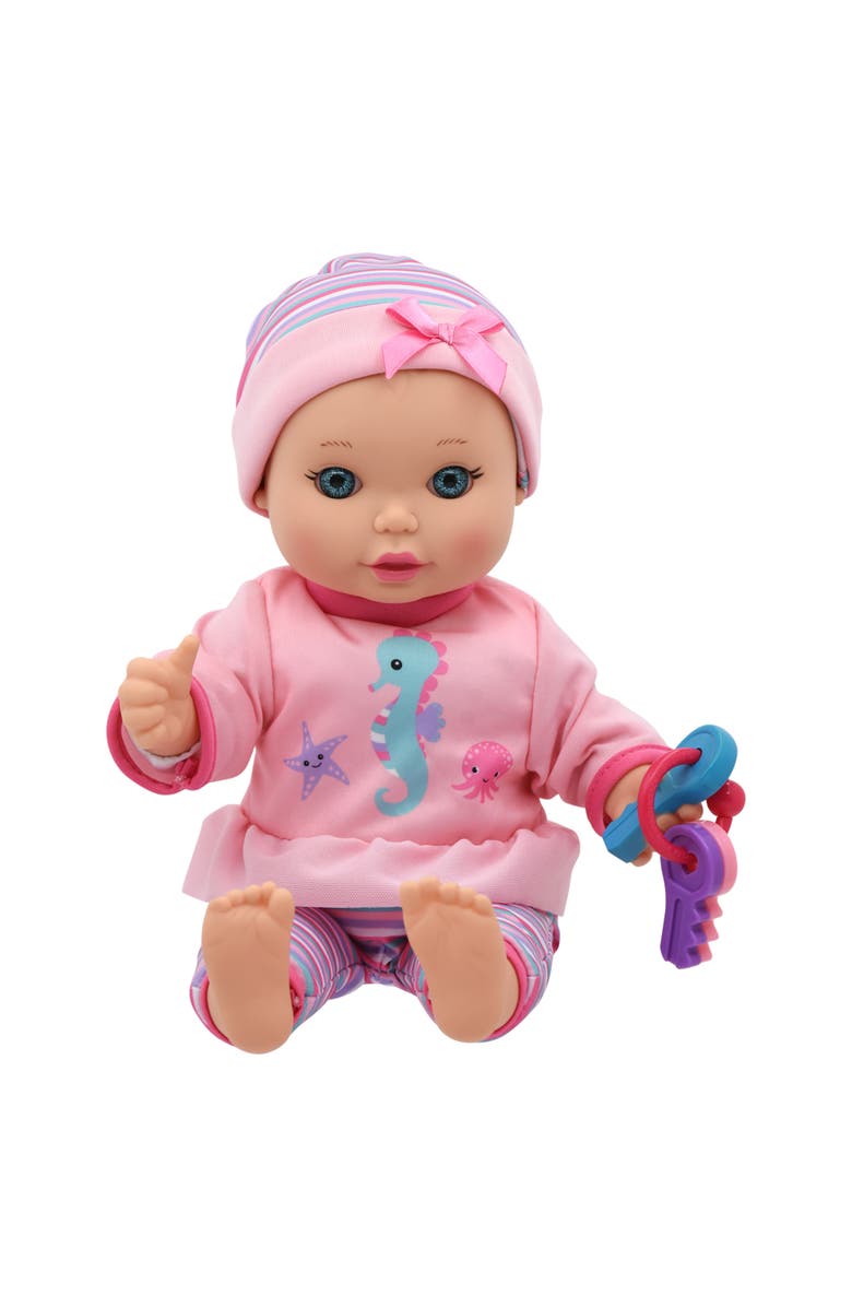 Little Darlings 12" Baby Doll Seahorse, Main, color, Multicolored