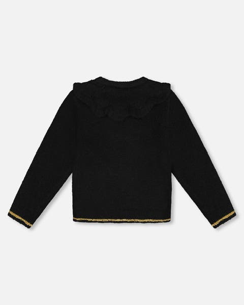 Knitted Cardigan with Rhinestones (Little Kid & Big Kid)