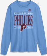 Nike Men's Nike Light Blue Philadelphia Phillies Cooperstown Graphic Long Sleeve T-Shirt