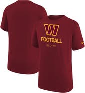 Nike Youth Nike Burgundy Washington Commanders Sideline Legend Performance T-Shirt
