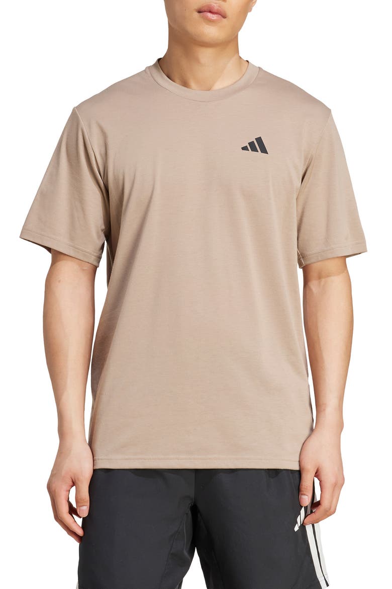 Train Essentials FeelReady Training T-Shirt, Main, color, CHABRN/BLA