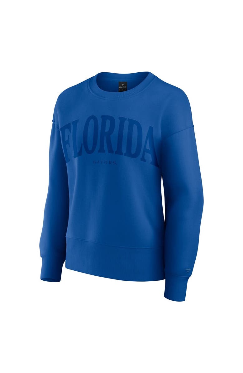 FANATICS Women's Fanatics Royal Florida Gators Supersoft Flow Fleece Pullover Sweatshirt, Alternate, color, Royal