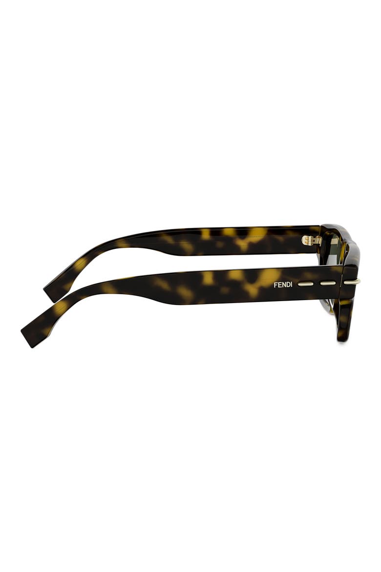 Selleria 54mm Rectangular Sunglasses, Alternate, color, SBLK
