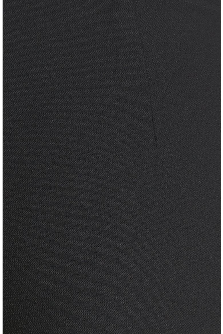 Straight Leg Crepe Pants, Alternate, color, BLACK
