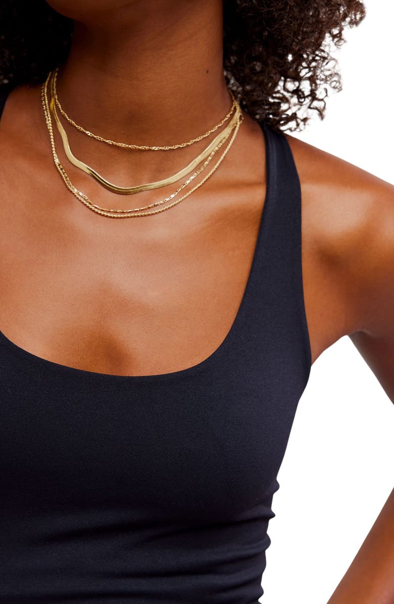 Free People Clean Lines Racerback Tank, Alternate, color, Black