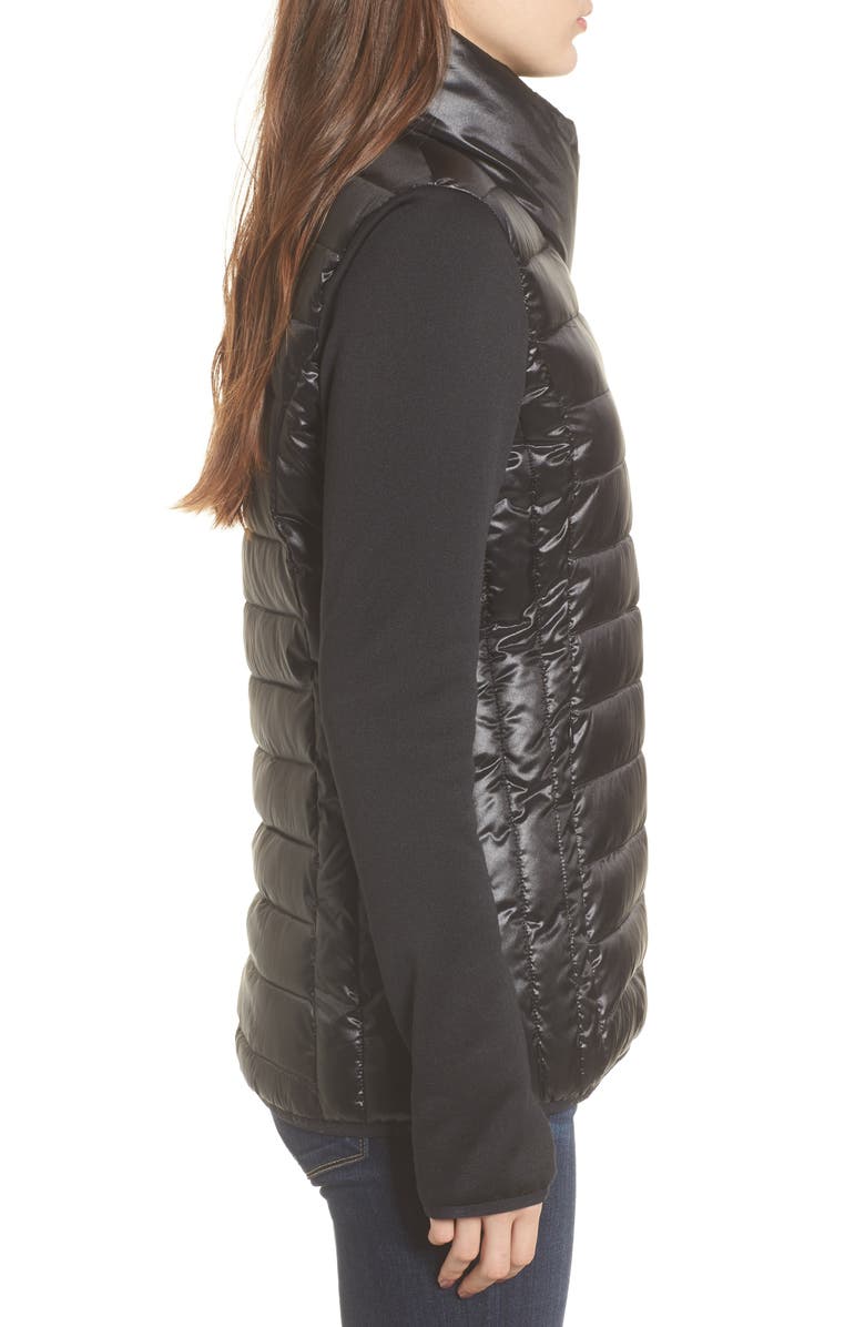 Marc New York Knit Sleeve Packable Puffer Jacket, Alternate, color, 