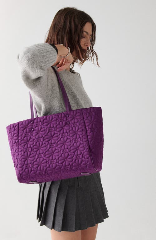 Kate Spade New York Medium Tilly Quilted Tote In Purple