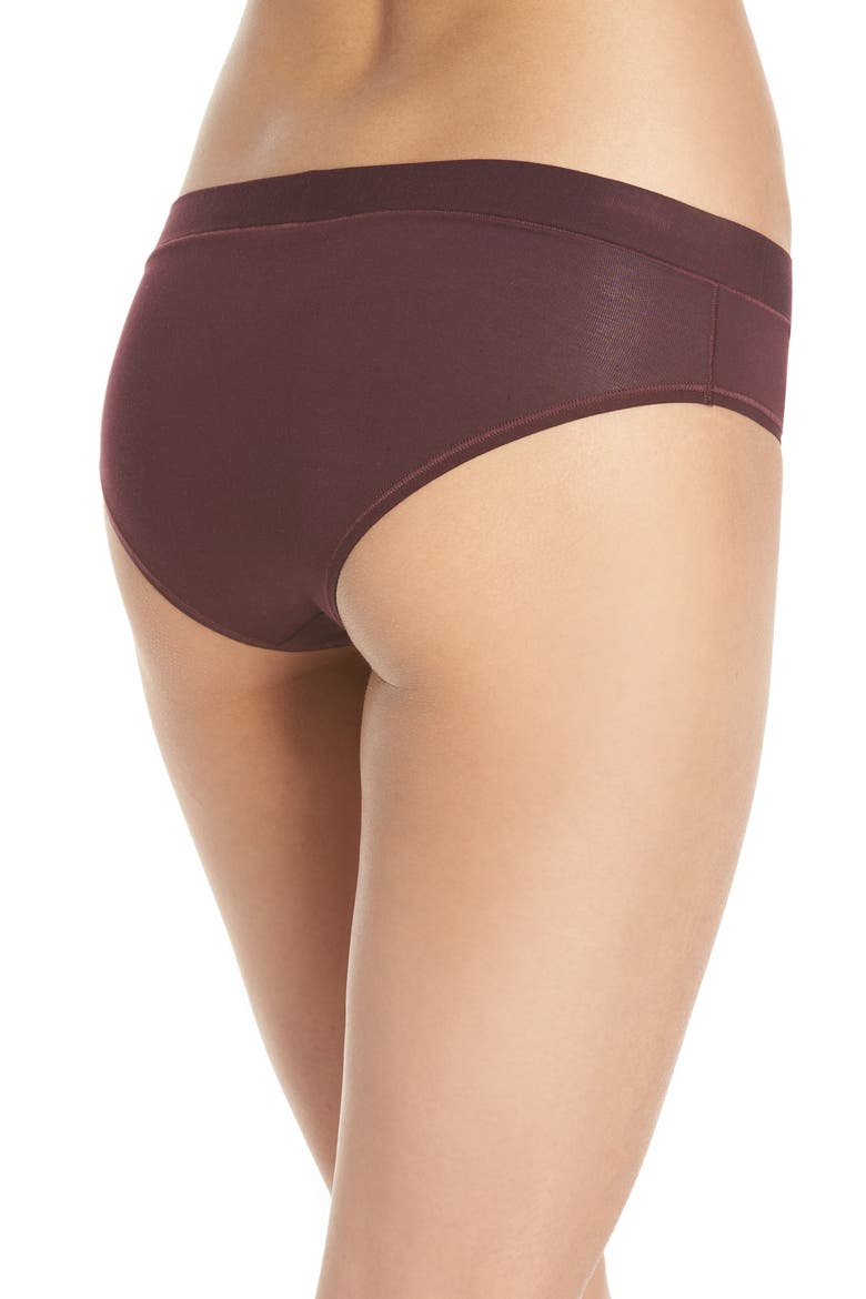 Second Skin Cheeky Bikini, Alternate, color, WINETASTING