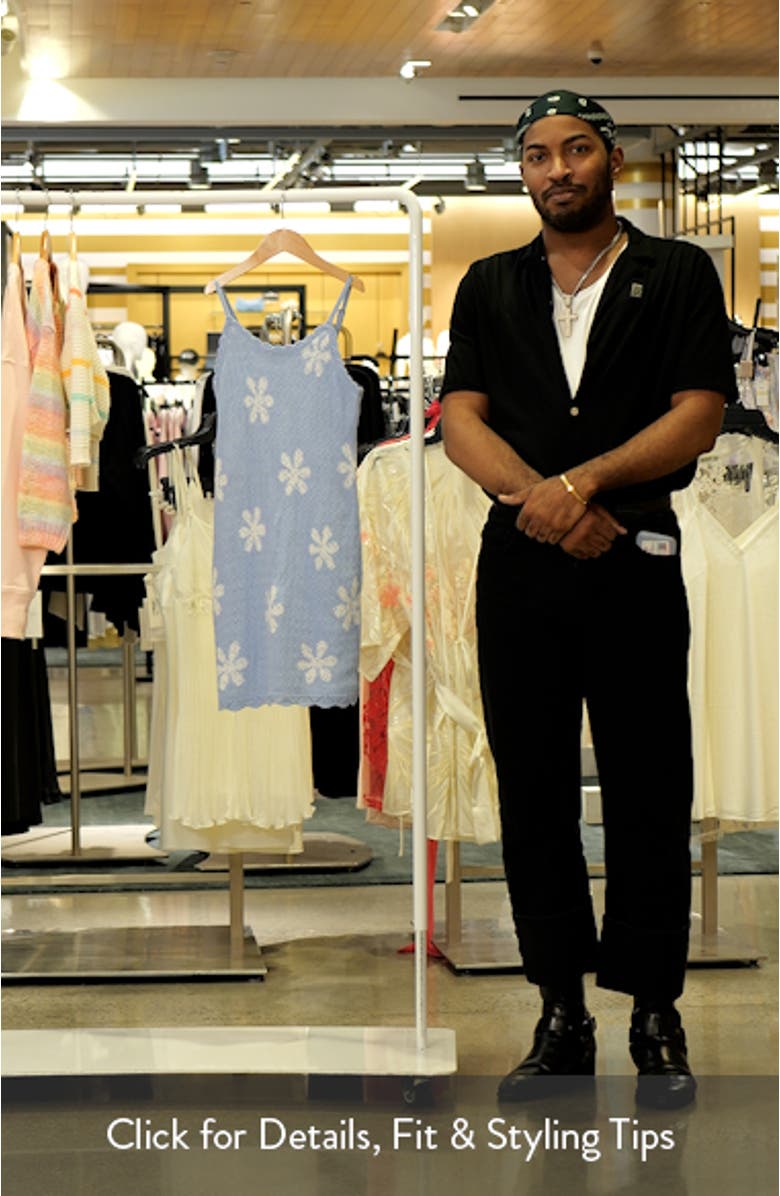 Kids' Daisy Open Stitch Cotton Blend Dress, sales video thumbnail