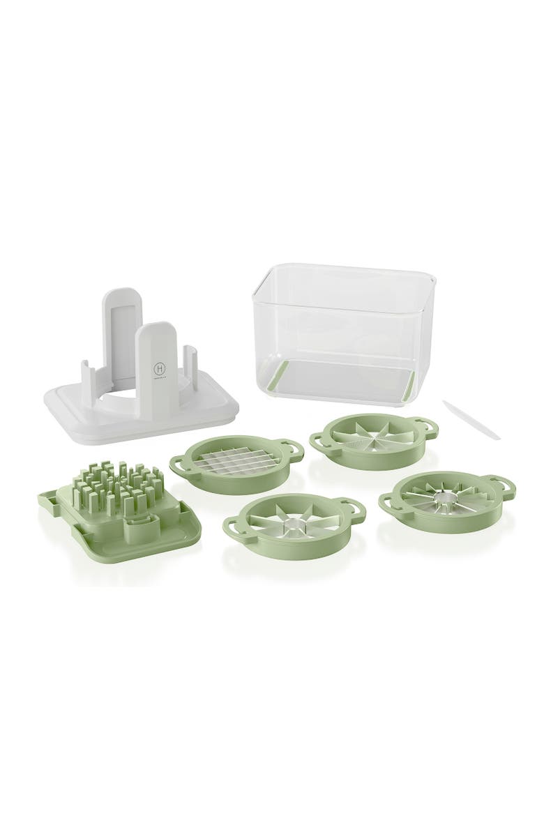 4-in-1 Fresh Prep Fruit and Veggie Slicer, Alternate, color, Green