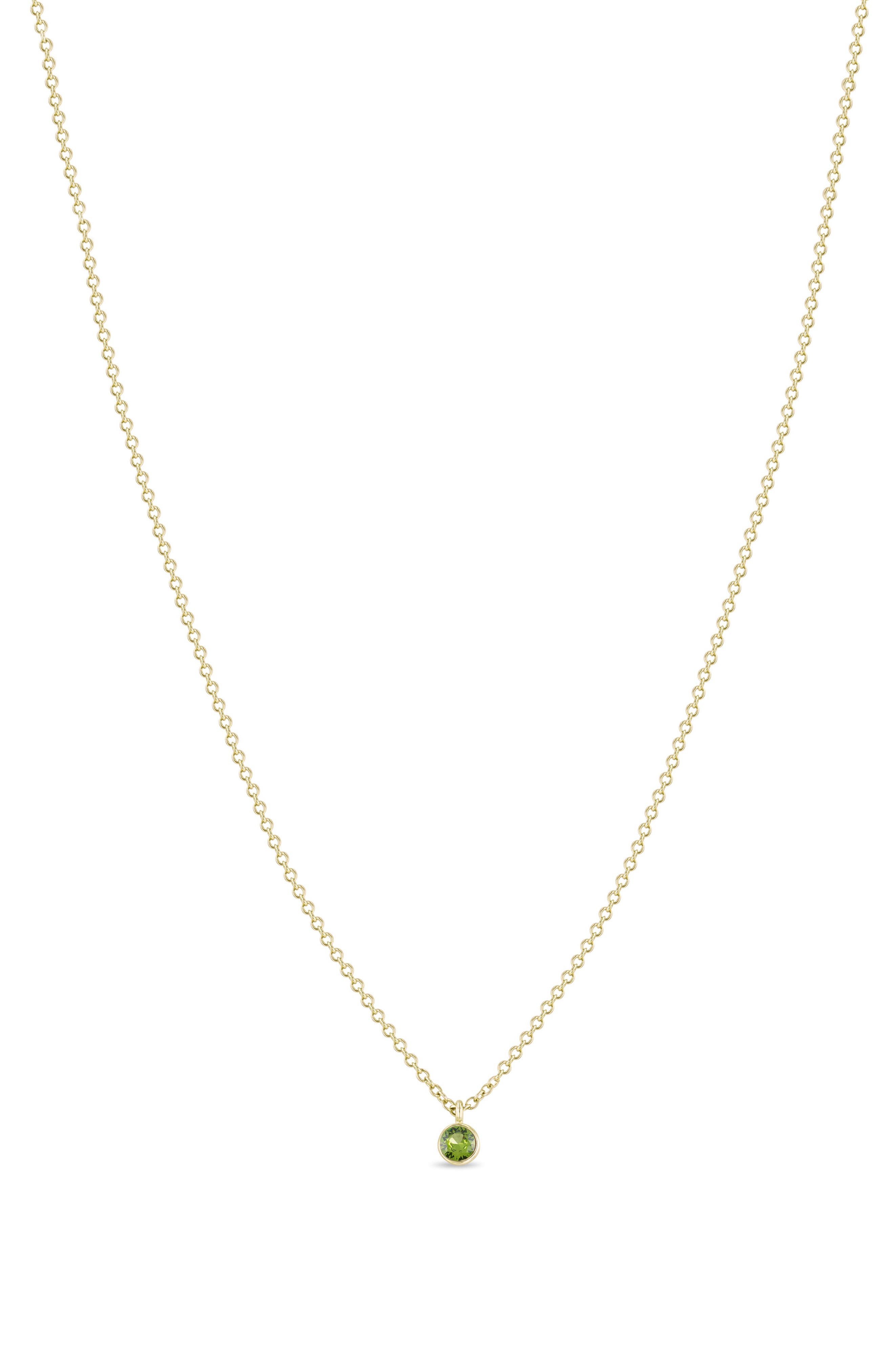Zoë Chicco Dangling Semiprecious Stone Choker In Gold