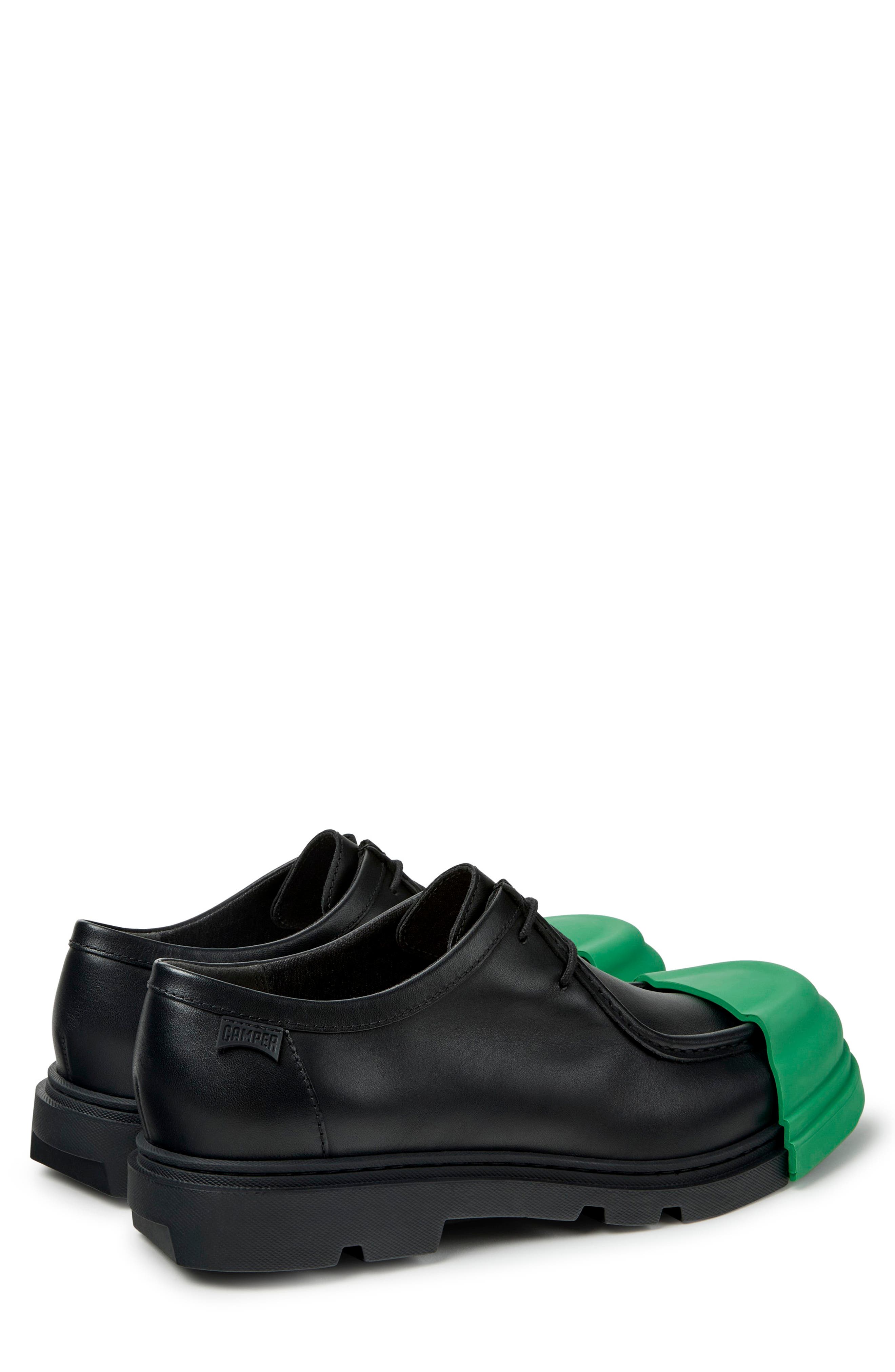 Junction Leather Wallabee, Alternate, color, BLACK