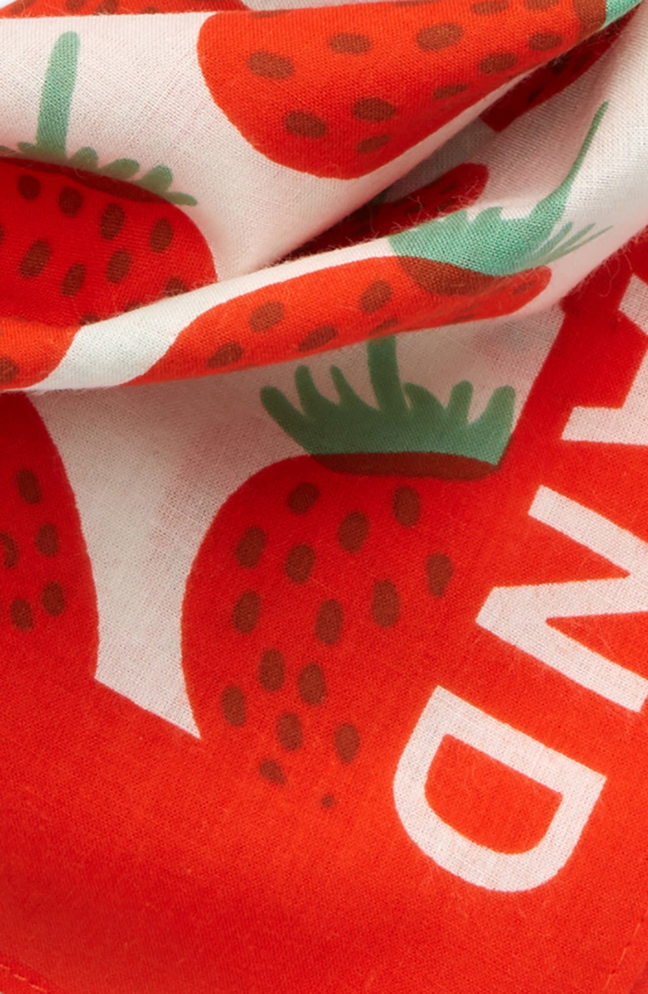Marimekko Mansikka Strawberry Logo Print Scarf (Women) | Nordstrom