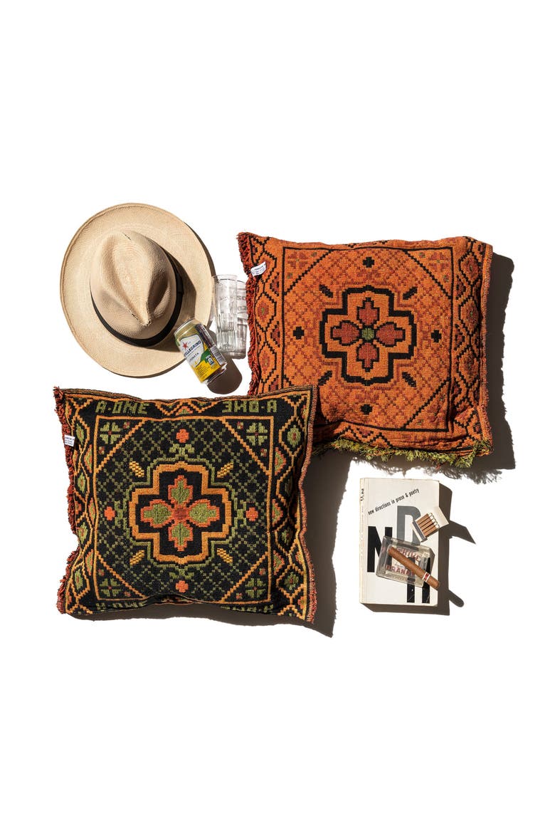 Hybrid Indian Cushion, Alternate, color, Orange