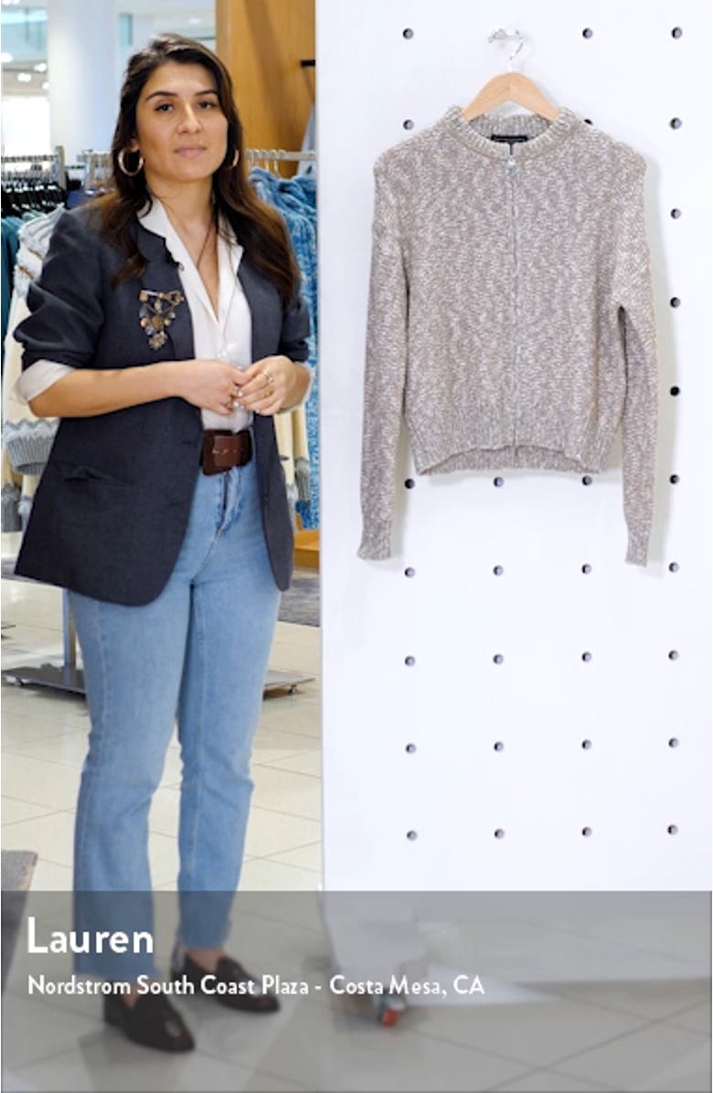 Marled Metallic Cardigan, sales video thumbnail