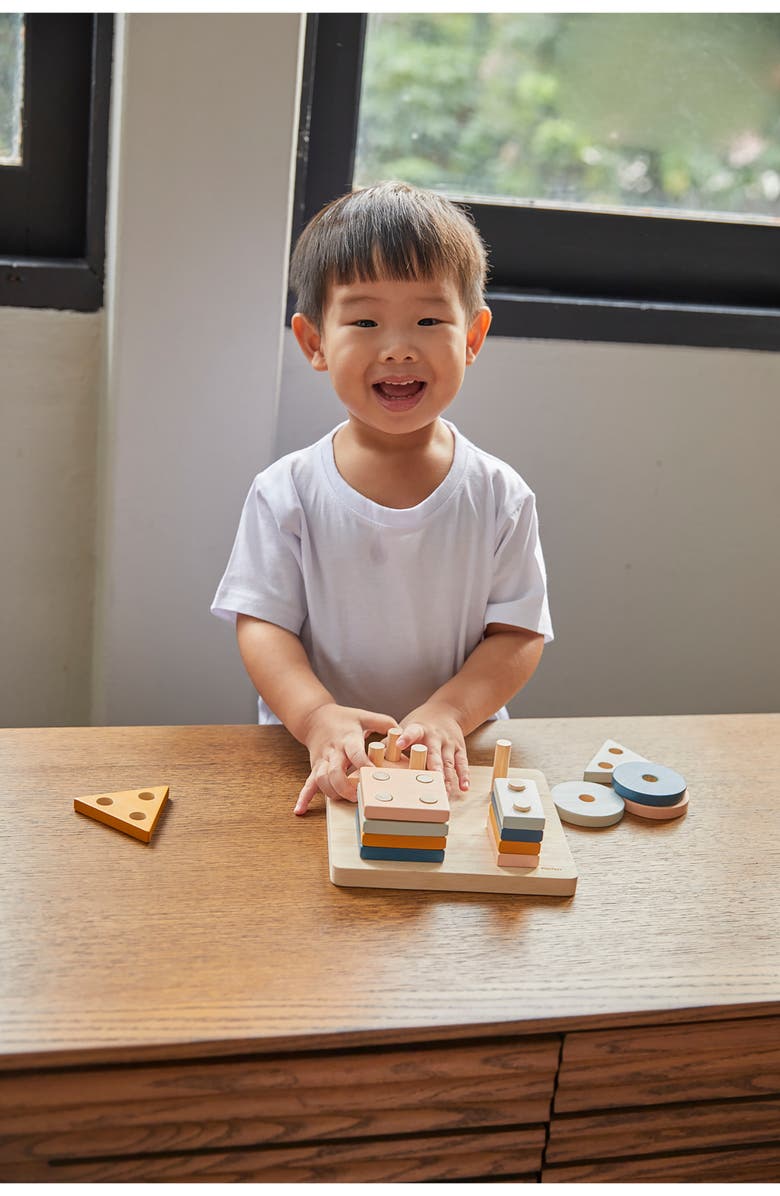 PlanToys<sup>®</sup> Geometric Sorting Board - Orchard, Alternate, color, Assorted