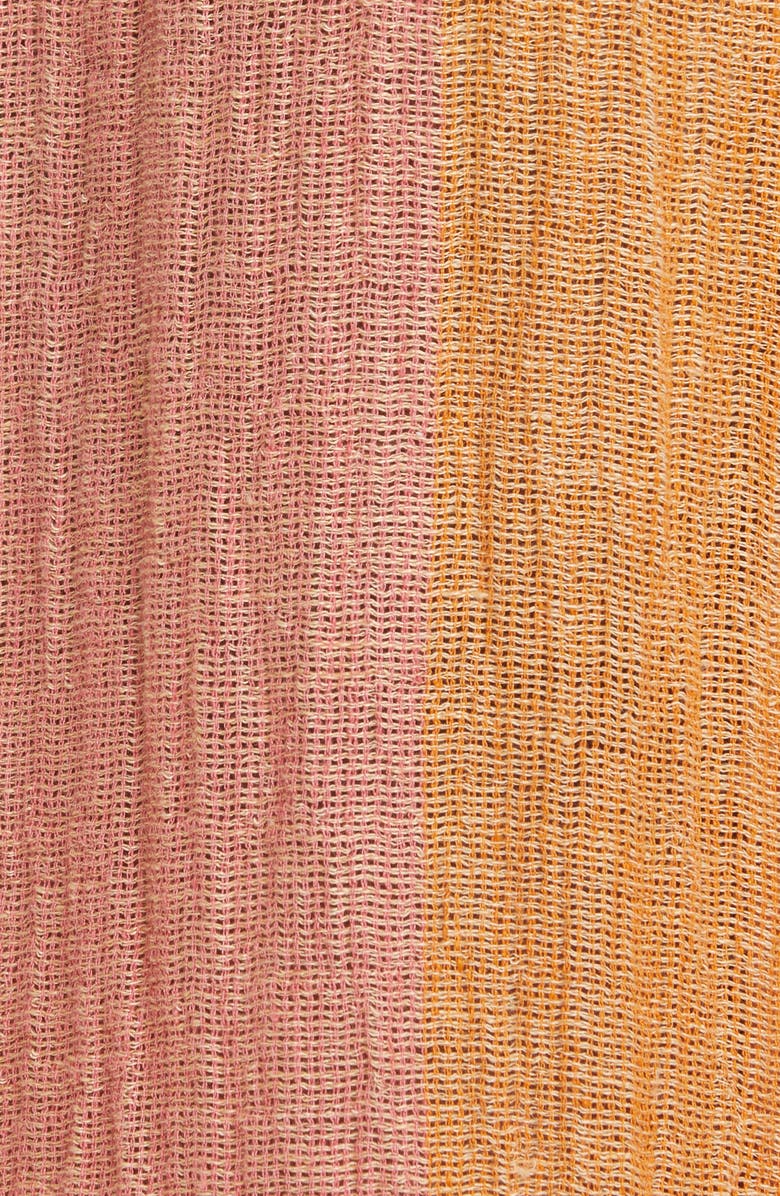 Lisa Marie Fernandez Wide Leg Linen Blend Pants, Alternate, color, 