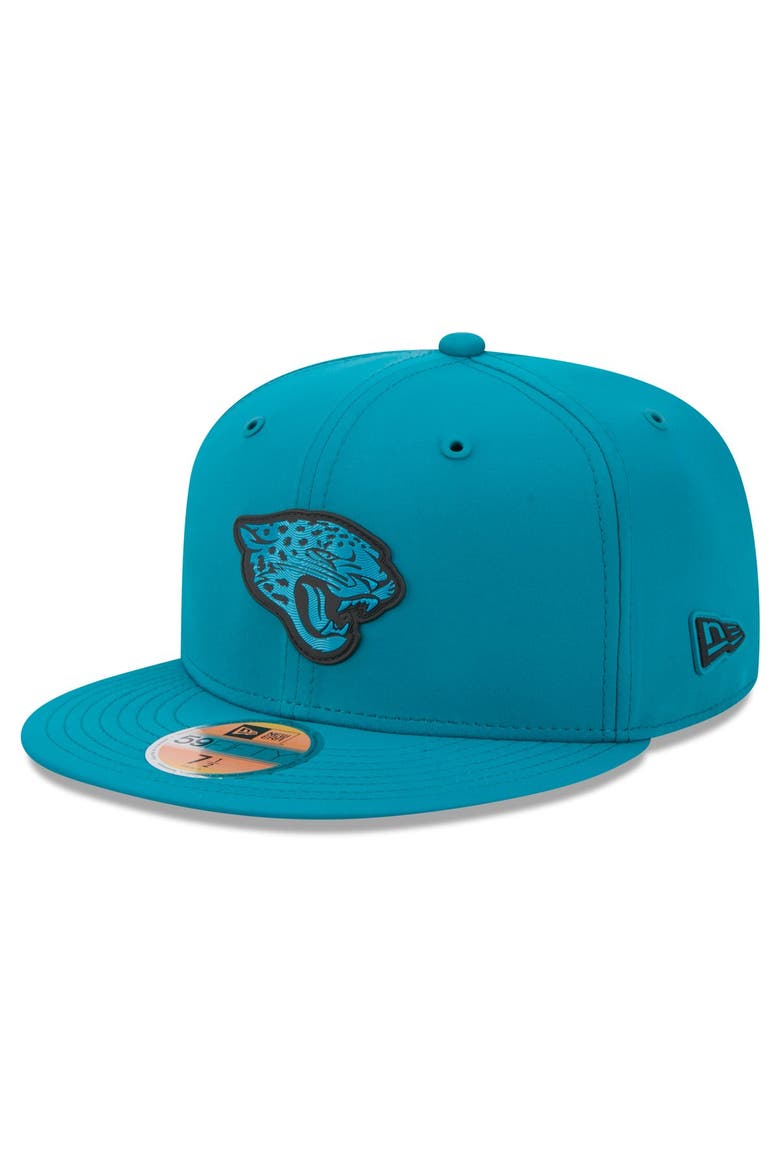 Men's New Era Teal Jacksonville Jaguars 2026 Sideline 59FIFTY Fitted Hat, Main, color, Teal