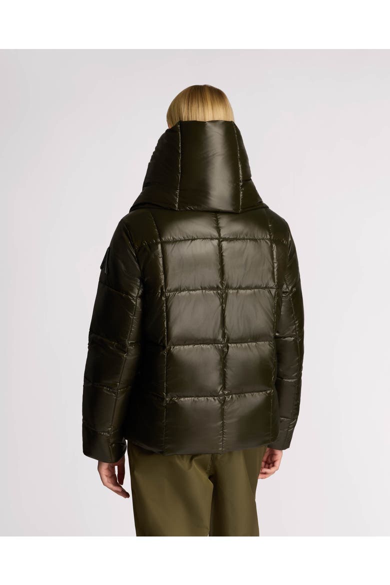 Winekka 2-in-1 Reversible Puffer with Oversized Removable Scarf, Alternate, color, Moss