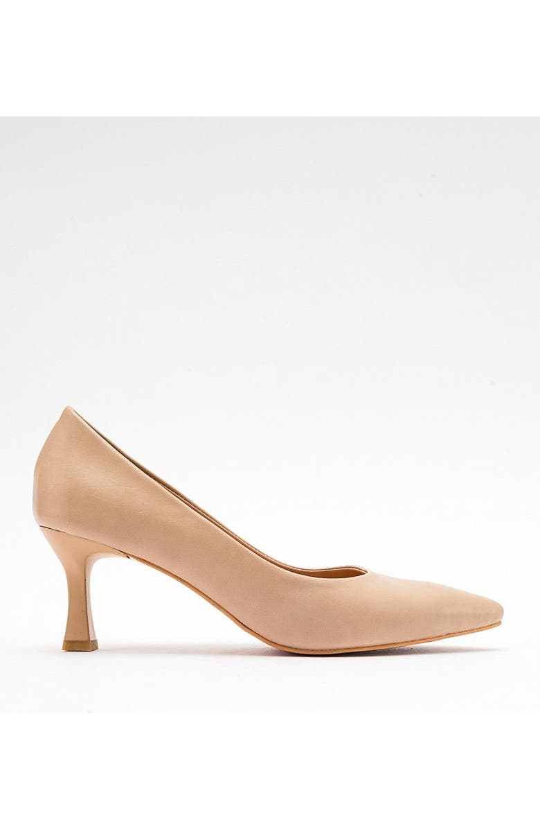Prologue Shoes Pedra Pointed Toe Pump, Alternate, color, Beige
