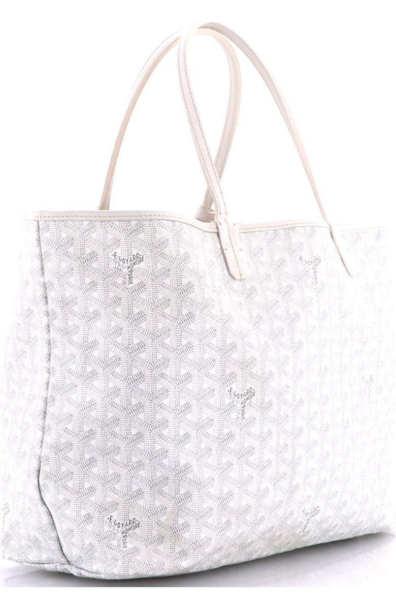 Pre-Owned Goyard Saint Louis Tote Coated Canvas PM, Alternate, color, White