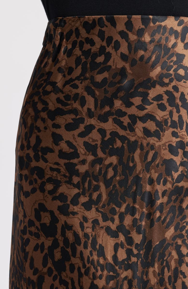 Rails Romina Satin Maxi Skirt, Alternate, color, Ginger Spotted