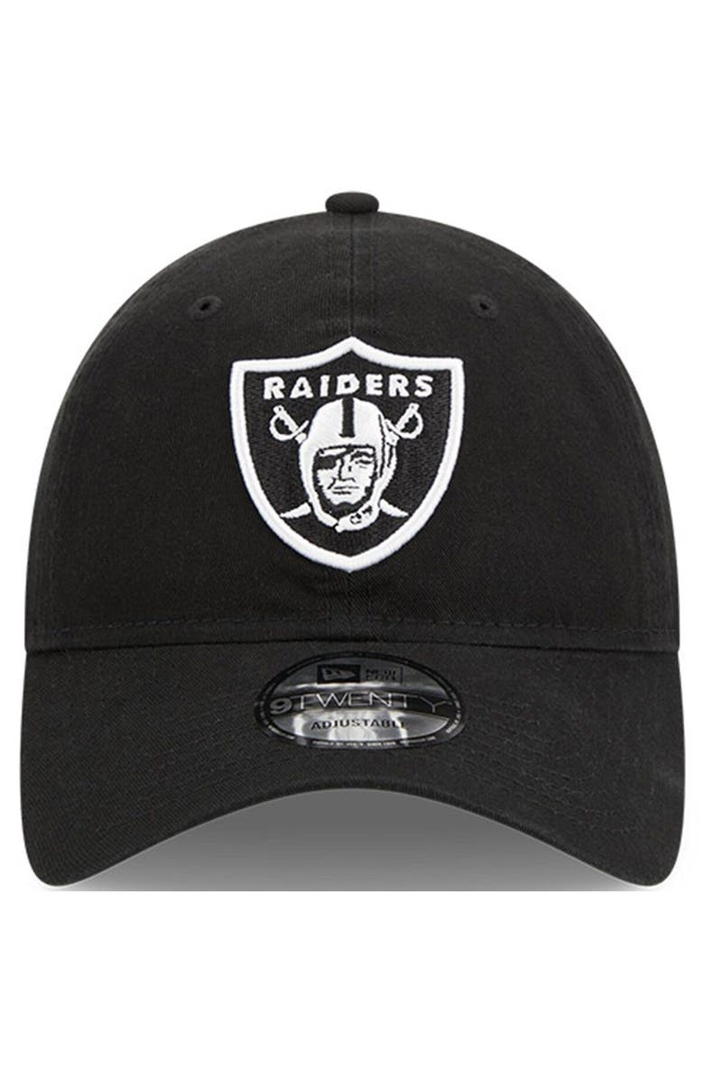 New Era Men's New Era Black Las Vegas Raiders 2023 NFL Crucial Catch 9TWENTY Adjustable Hat, Alternate, color, Black