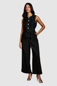 Coast Petite Lace Jumpsuit
