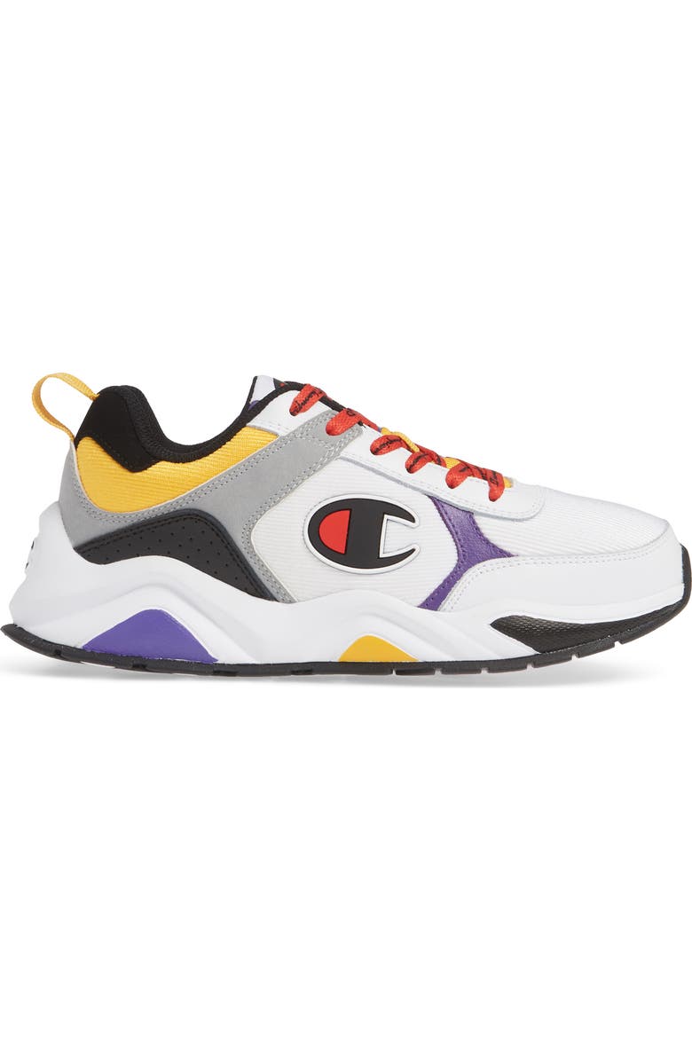 Champion 93Eighteen Block Sneaker, Alternate, color,