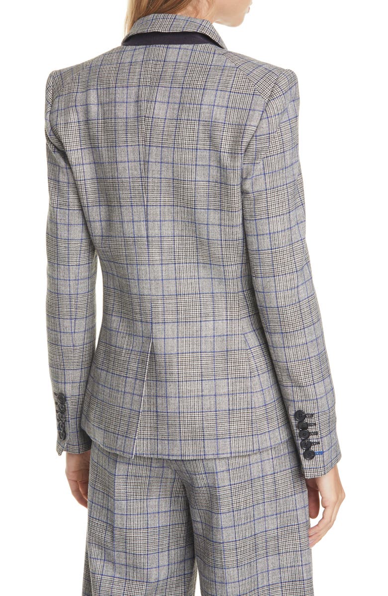Veronica Beard Miller Glen Plaid Dickey Jacket, Alternate, color, 