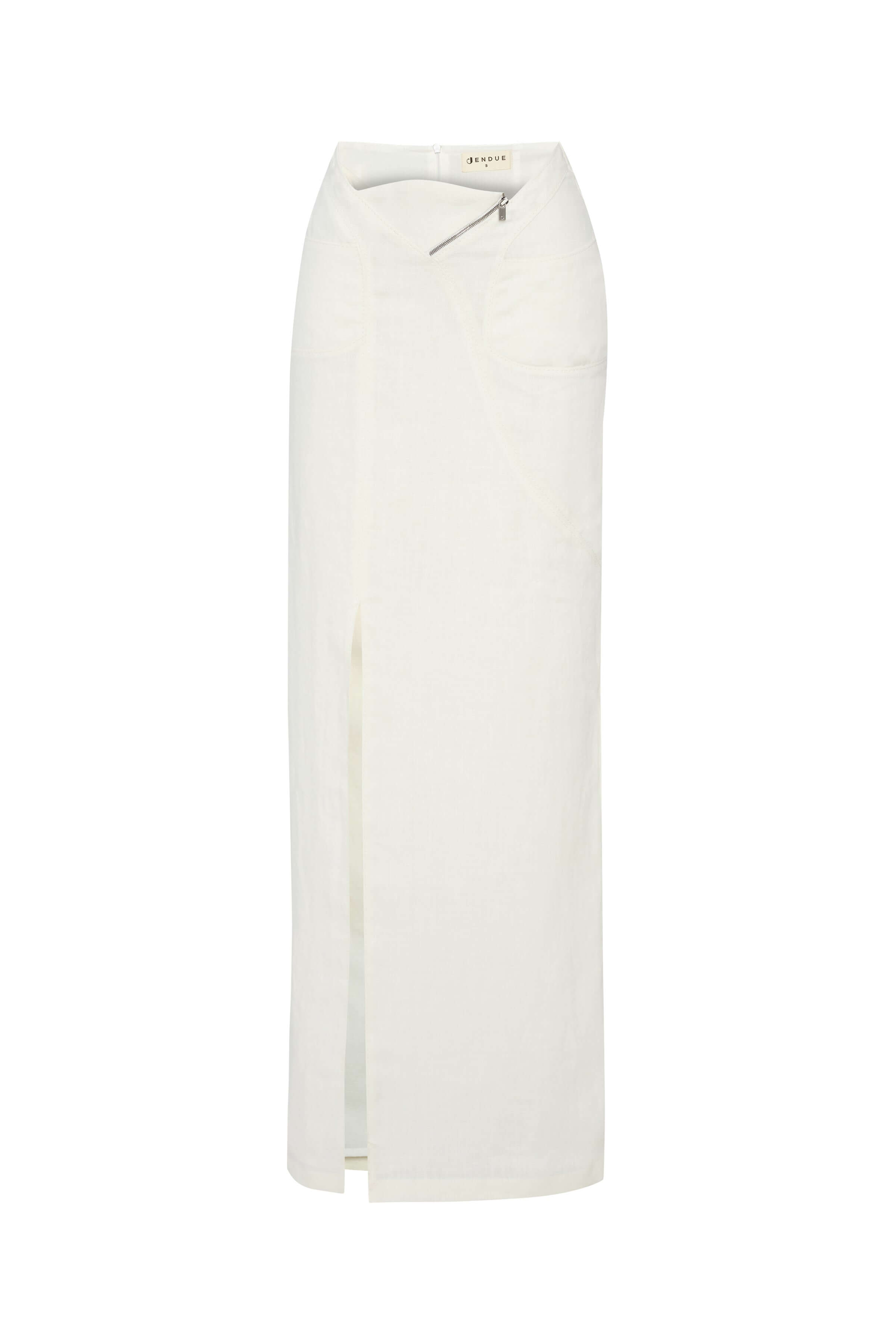 Serena Denim Linen Skirt - image 2