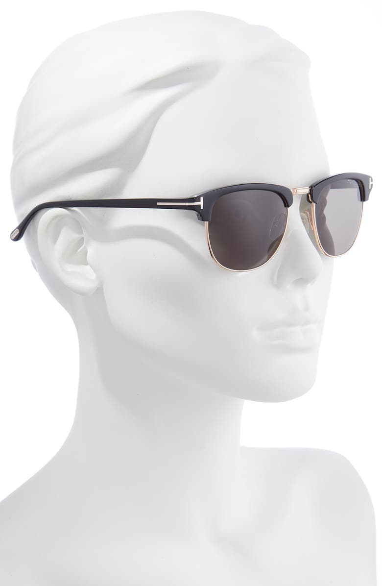 TOM FORD Henry 51mm Round Sunglasses, Alternate, color,