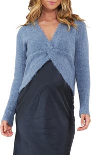 Ripe Maternity Nala Twist Front Maternity/Nursing Sweater