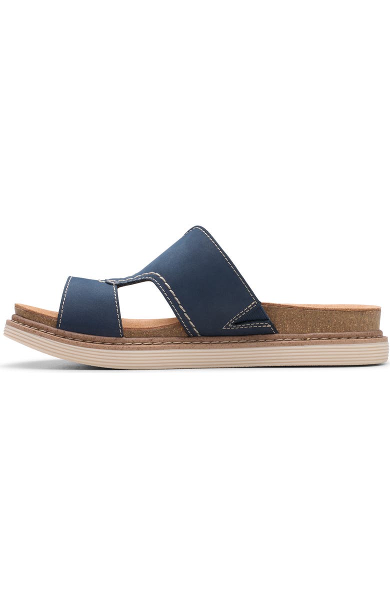Clarks<sup>®</sup> Arwell Walk Slide Sandal, Alternate, color, Navy Nubuck