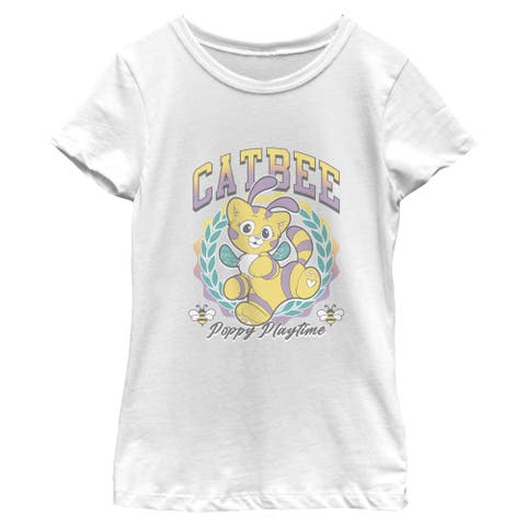 Girl's Poppy Playtime Varsity Catbee  Graphic T-Shirt