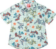 Transformers Short Sleeve Button-Down Shirt