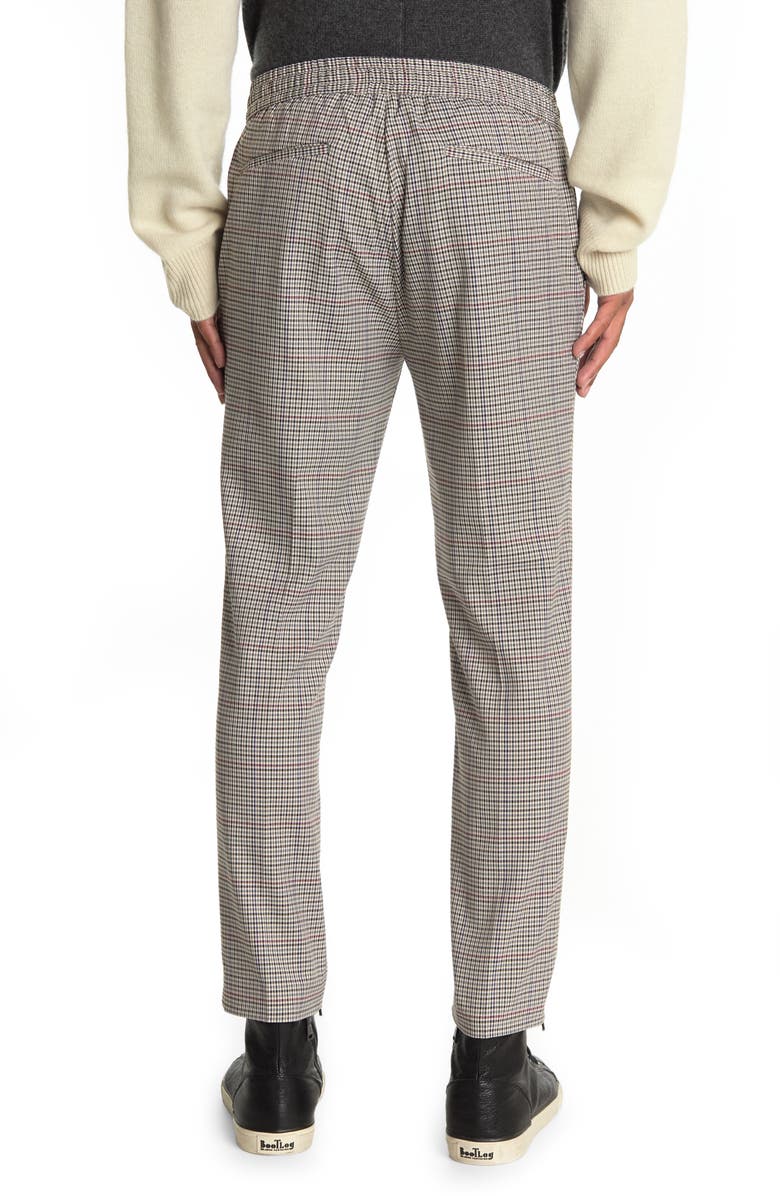 Topman Men's Checkered Skinny Fit Pants, Alternate, color, 