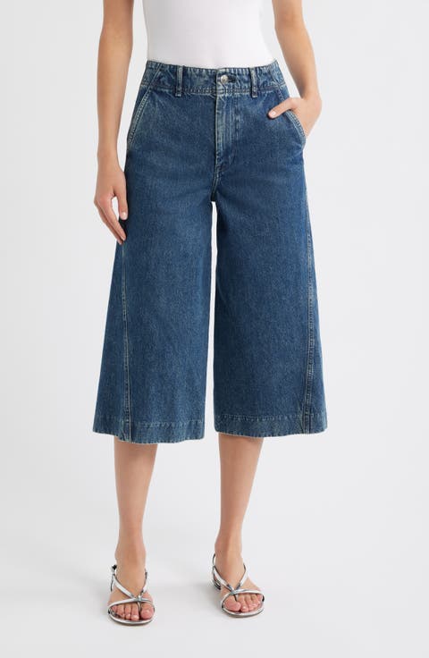 Jamie High Waist Culotte Jeans (Adeline)